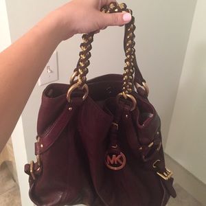 Michael Kors purse- burgundy