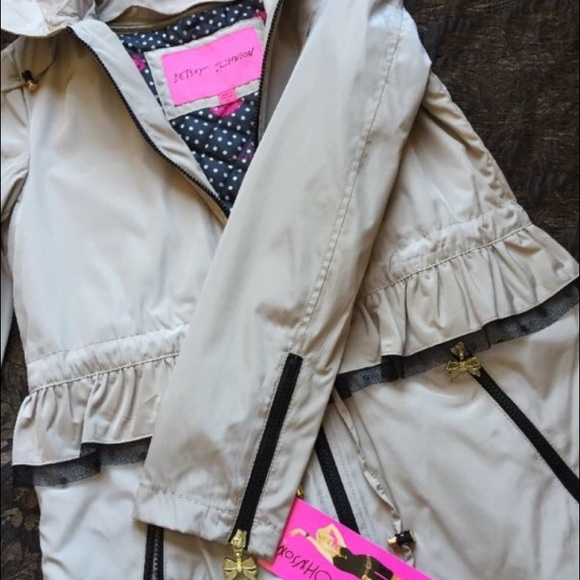 BETSEY JOHNSON Peplum Jacket (multi weather) MED - Picture 2 of 4