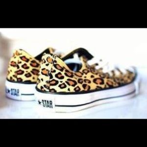 Cheetah Print All Star Converse