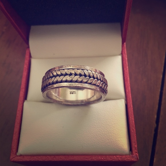 Sterling Silver Spin Ring