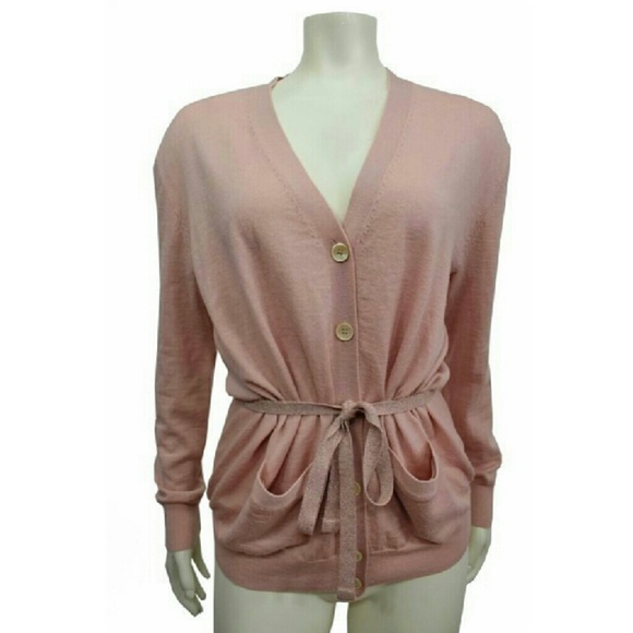 J. Crew Sweaters - J.Crew merino wool sparkle belted cardigan Sz XS