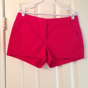 J. Crew Red Broken-In Chino shorts 3" inseam