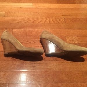 Nine West suede wedges