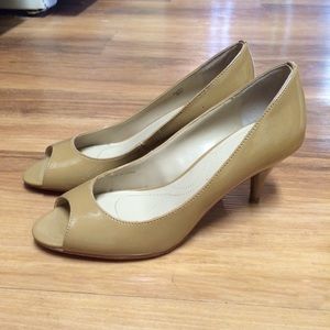 Tahari Peep-Toe Low Heels