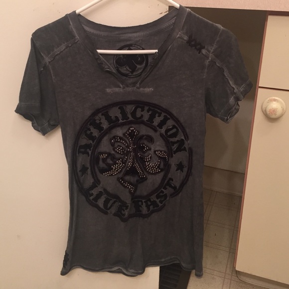 Affliction v-neck t-shirt.