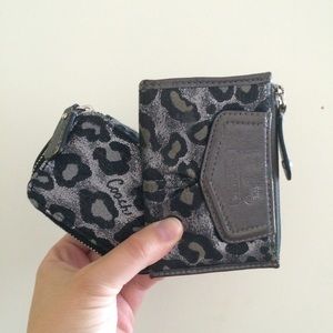 Coach wristlet wallet and jewelry box