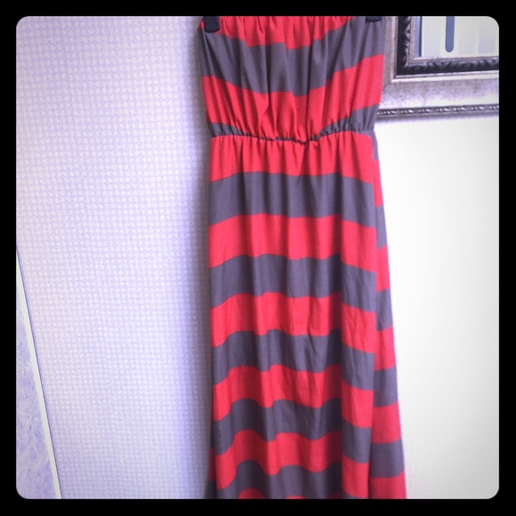 Stripped Maxi dress
