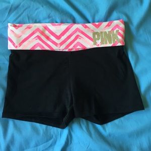 PINK yoga shorts