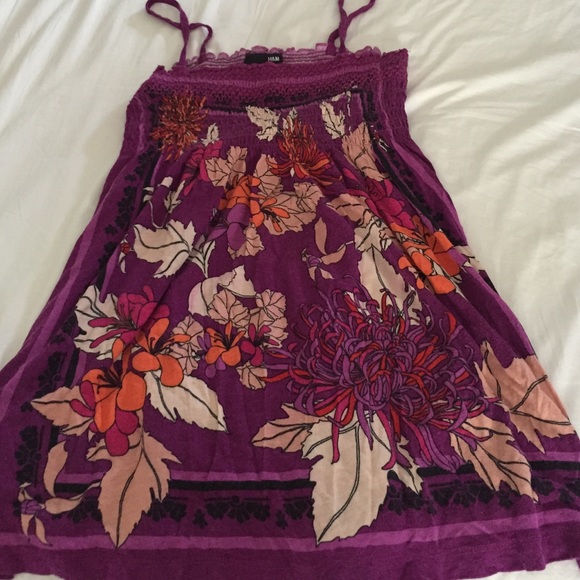 H&M floral print top/beach cover up