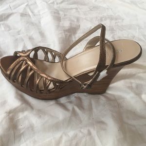 Bronze gold wedges size 6.5-7