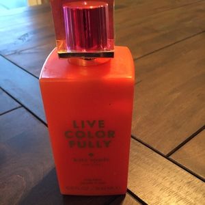 Kate Spade body lotion in Live Color Fully