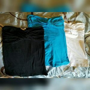 **SOLD**Bundle of three Ambiance Apparel Tube tops