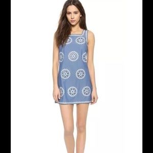 ISO Tory burch embroidered dress chambray
