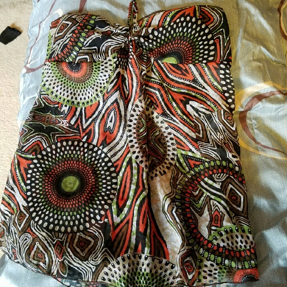 Rue 21 tribal tube halter top