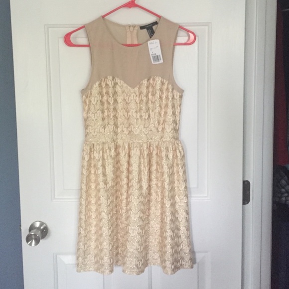 Super cute gold dress!