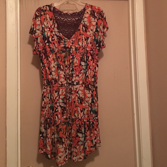 Mudd brand cotton casual dress w/ multi-colors.