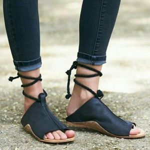 Free People Cherry Valley Flat Sandals size 39