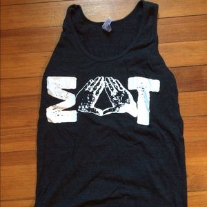 Sigma Delta Tau hands tank top