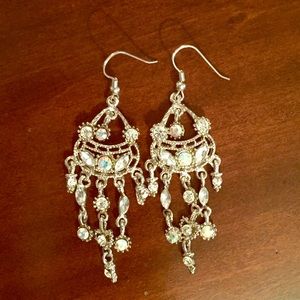 Silver Chandelier Earrings