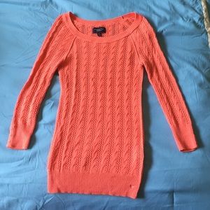 Coral colored sweater