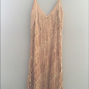 Gold Sequence Dress (flapper style )dress