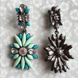 -COSTUME STARBURST EARRINGS-