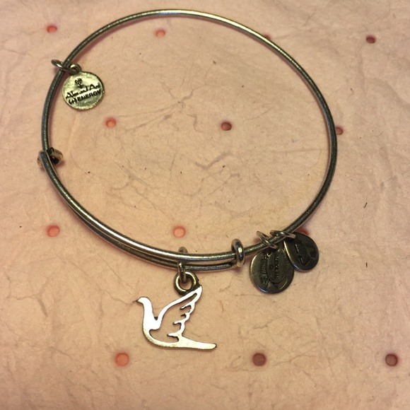 Alex & Ani bangle bracelet Dove