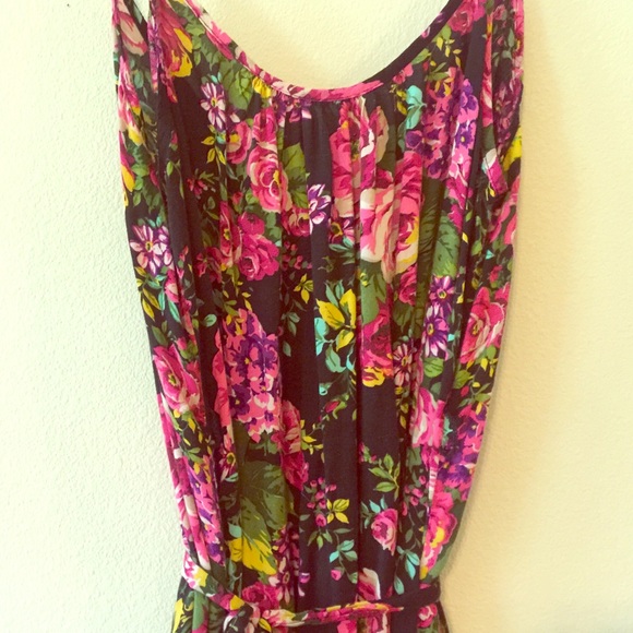 Summer Picnic Floral Maxi Dress