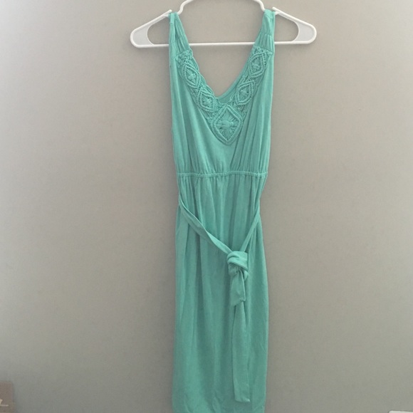 Turquoise Maternity Dress-stretchy