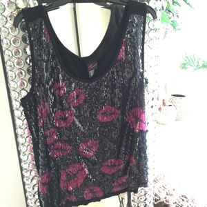 Cute sequin tank
