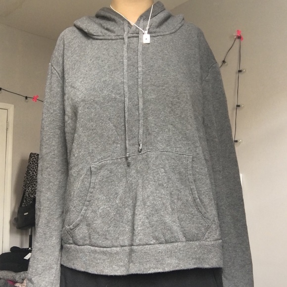 SUPER SOFT BRANDY MELVILLE GREY HOODIE