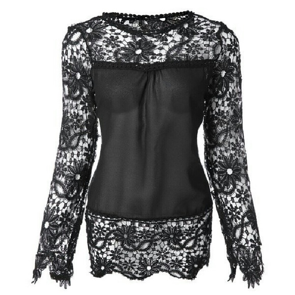 Stylish lace shirt - Picture 2 of 4