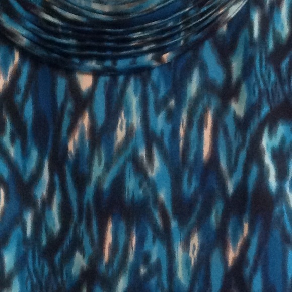 Beautiful turquoise fashion blouse