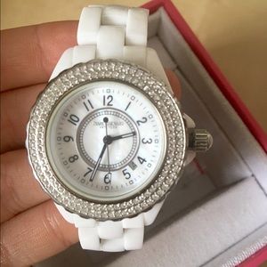 Isaac Mizrahi white watch