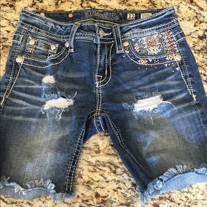 Girls Miss Me jean shorts