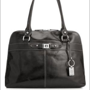 Giani Bernini Florentine Glazed Leather Dome Tote