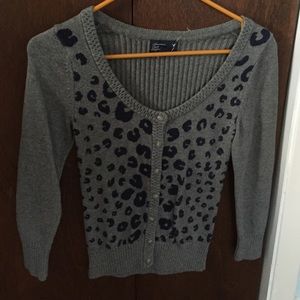 Cheetah print sweater