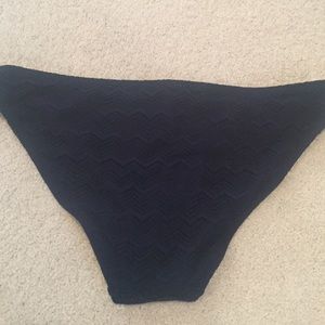 NWT Navy Knit Bikini Bottoms
