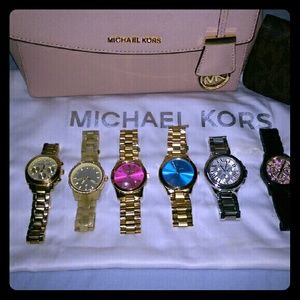 Just showing! My collection of MK watches