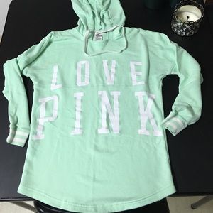 Victoria's Secret pink tunic hoodie