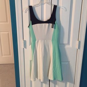 Express colorblock dress