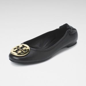 Tory Burch Black Ballet Flats