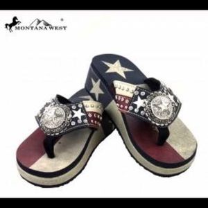 Montana West Texas flip flops