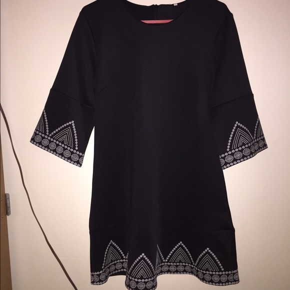 Black and silver dress