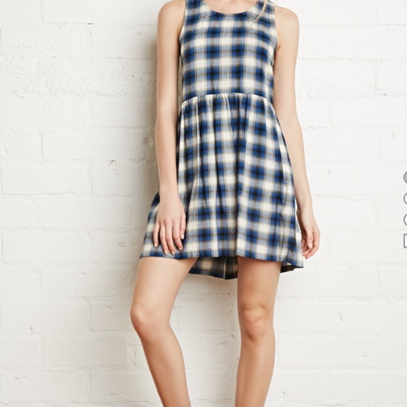 Tartan Plaid Smock Dress