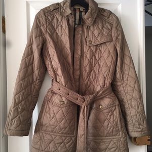 Burberry Brit Topstead quilted tan jacket
