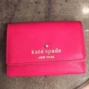Kate Spade pink small card holder/wallet