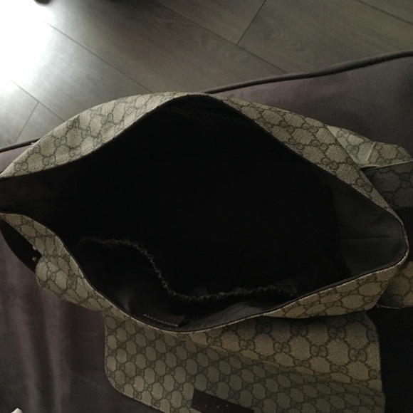 GUCCI GG PLUS DIAPER BAG beige/ebony