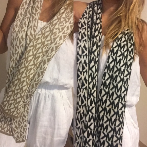 2 Michael Kors MK scarfs