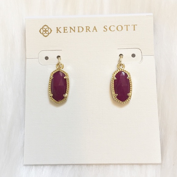 Kendra Scott Jewelry - NWT Kendra Scott Purple Jade Lee Earrings!